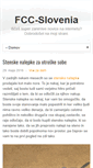 Mobile Screenshot of fcc-slovenia.si